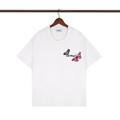 OFF WHITE T SHIRTS High-quality pure cotton high-street style
