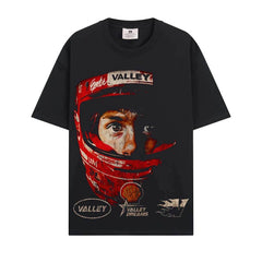 BIG FACE T shirts Pure Cotton High-Street Fashion
