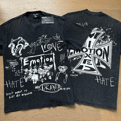 Mixed Emotion New Versatile Short-Sleeve T-Shirt