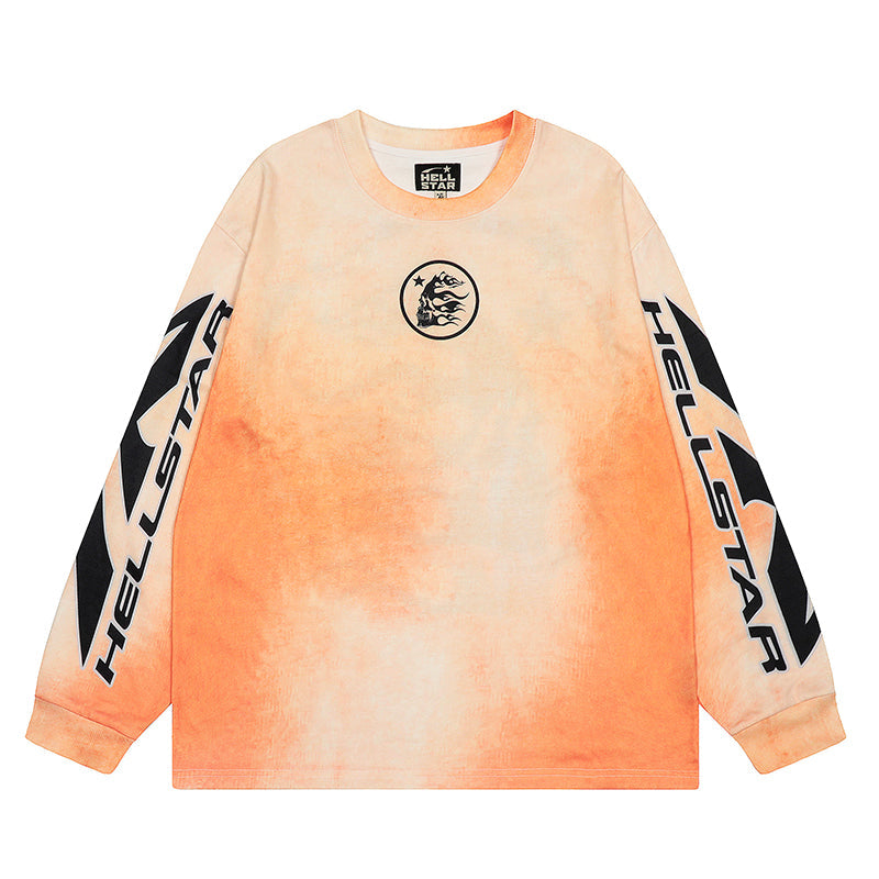 Hellstar Long Sleeve Shirts Hip-hop loose oversize High-quality pure cotton high-street clothing