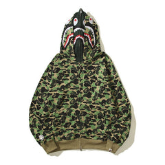 Ape Hoodie Camouflage Alphabet Double Hat Sweater Autumn Winter