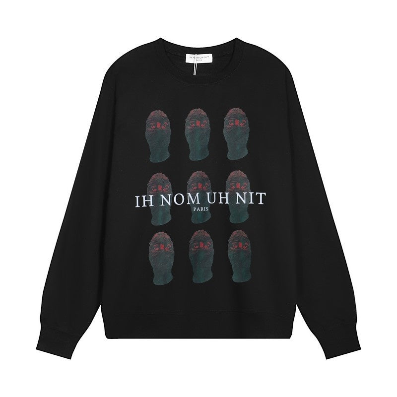 IH NOM UH NIT Crew neck sweatshirt High-quality pure cotton streetwear style