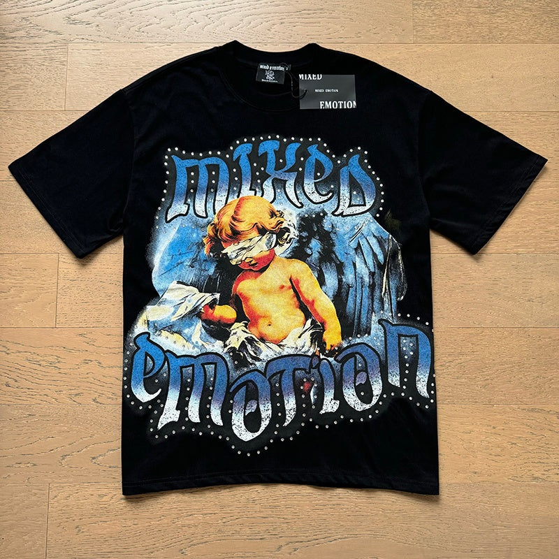 Mixed Emotion New Versatile Short-Sleeve T-Shirt