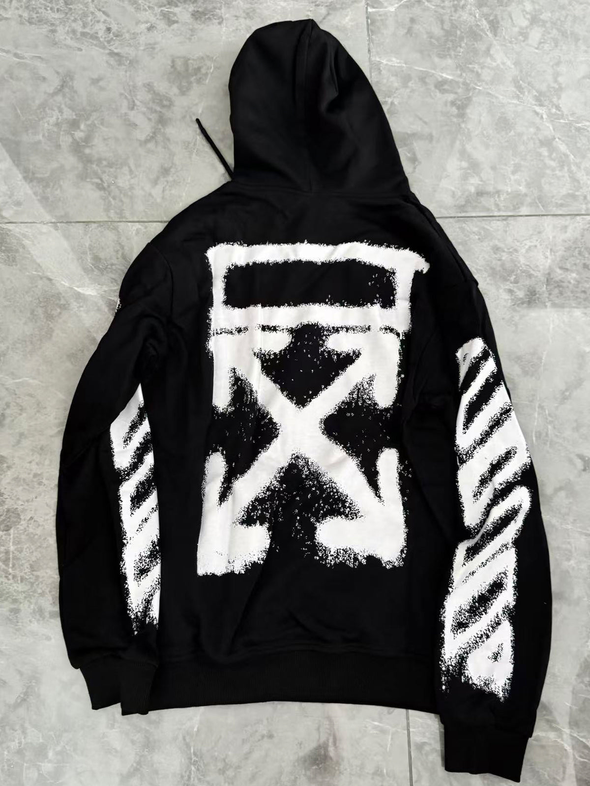 off OW white hoodie Clearance sale at rock-bottom price Size L, chest 104cm, garment length 66cm