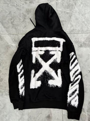 off OW white hoodie Clearance sale at rock-bottom price Size L, chest 104cm, garment length 66cm