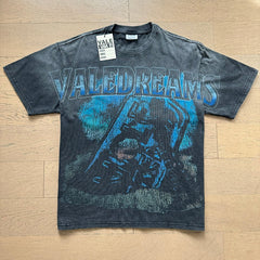 Valeforever Vale T Shirts Washed black and blue print