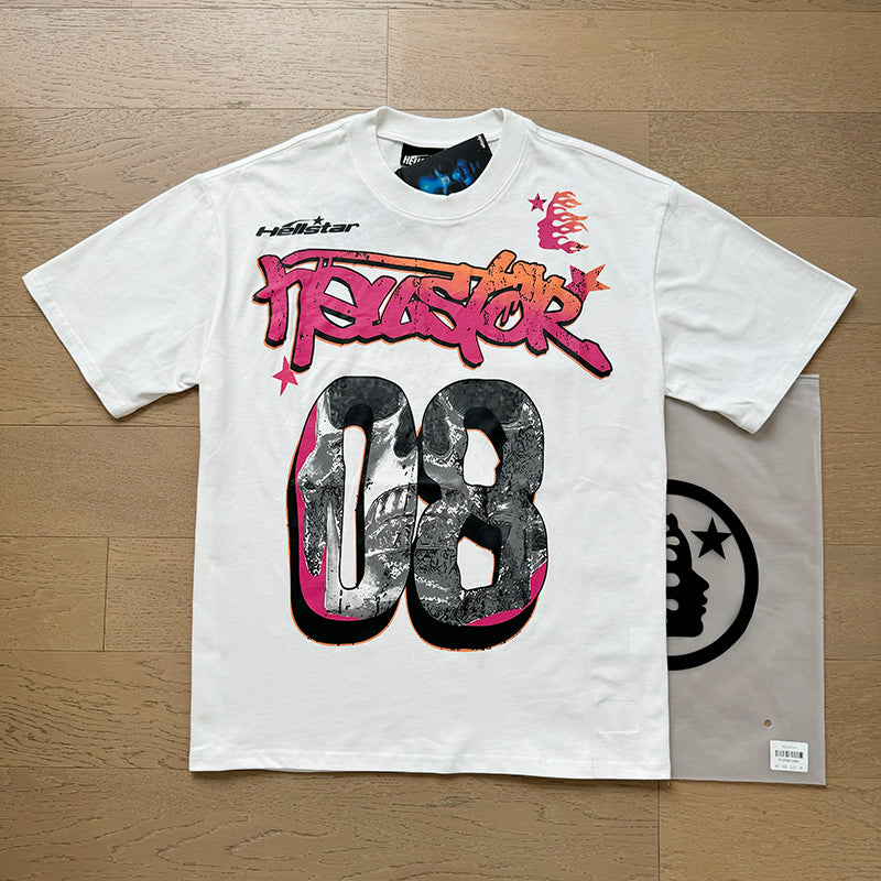 Hellstar T Shirts Retro style high street trend High-quality pure cotton high-street clothing
