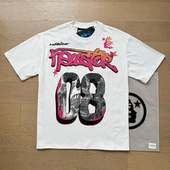Hellstar T Shirts Retro style high street trend High-quality pure cotton high-street clothing