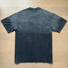 Valeforever Vale T Shirts Washed black with a distressed finish