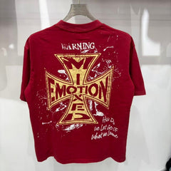 MIXED EMOTION T SHIRTS High-quality streetwear made from 260g pure cotton fabric.