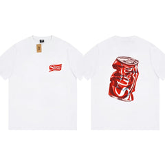 Stussy T Shirts Loose Casual T-Shirts Same for Men and Women