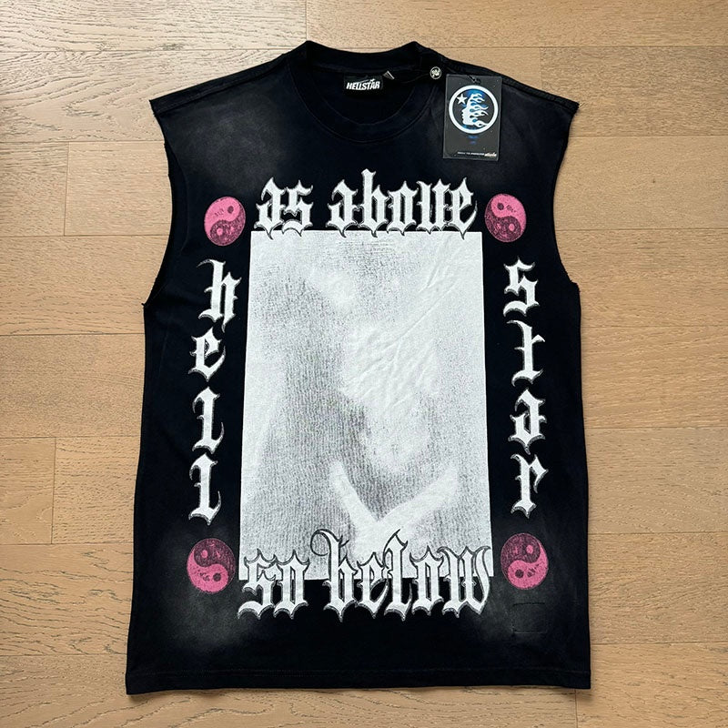 Hellstar T shirts High-street style, pure cotton, loose fit