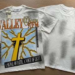 Valeforever Vale T Shirts Washed-look loose-fit cartoon print