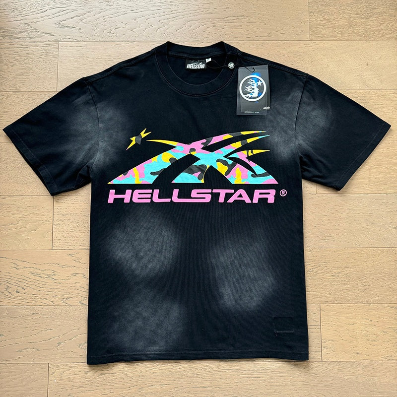 Hellstar T shirts High-street style, pure cotton, loose fit