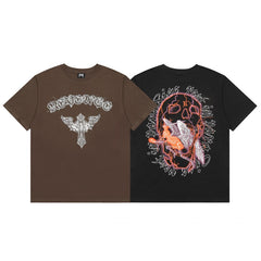 Revenge T Shirts High-quality streetwear with trendy Painted decoration