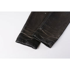 Mens trendy purple jeans 100% cotton Pure Cotton High Street Trend