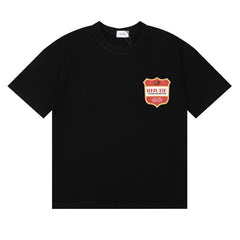 Rhude T Shirts Stylish Red textured pattern print