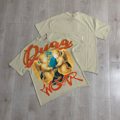 DUAA T shirts Western-style streetwear rhinestone designs