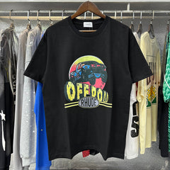 RD T Shirts Off-Road Vehicle Printed Cotton Casual Short Sleeve Men and Women