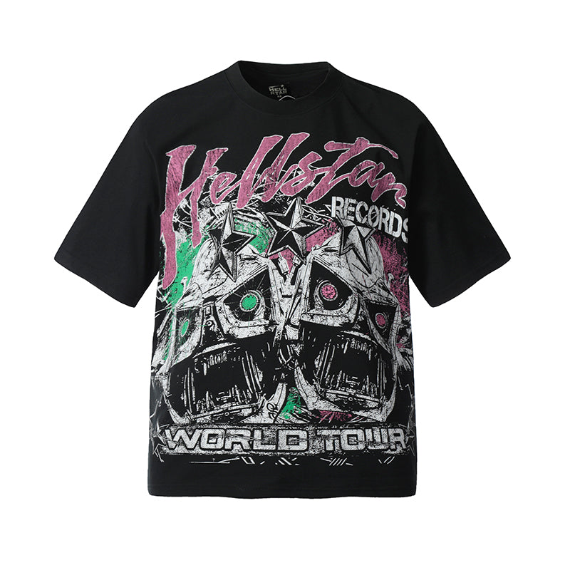 Hellstar T-shirt Direct Printing Pattern High-quality pure cotton high-street clothing