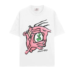 BIG FACE T shirts Pure Cotton High-Street Fashion