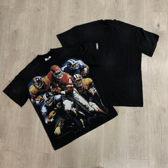 DUAA T shirts European and American streetwear brands with hot-fix rhinestones