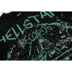 Hellstar T-shirt Direct Printing Pattern High-quality pure cotton high-street clothing