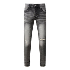 Mens trendy purple jeans 100% cotton Pure Cotton High Street Trend