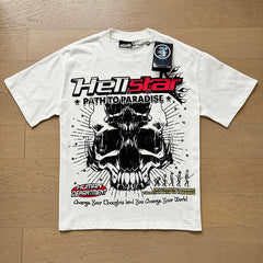 Hellstar  T Shirts High-quality pure cotton high-street clothing
