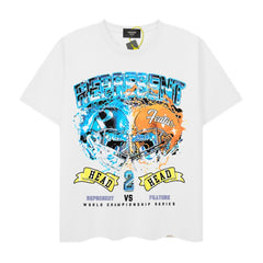 REPRSENT T SHIIRTS EATURE HEAD 2 HEAD High-quality streetwear hip-hop retro and pure cotton