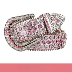 Hip-Hop Punk Rhinestone Belt