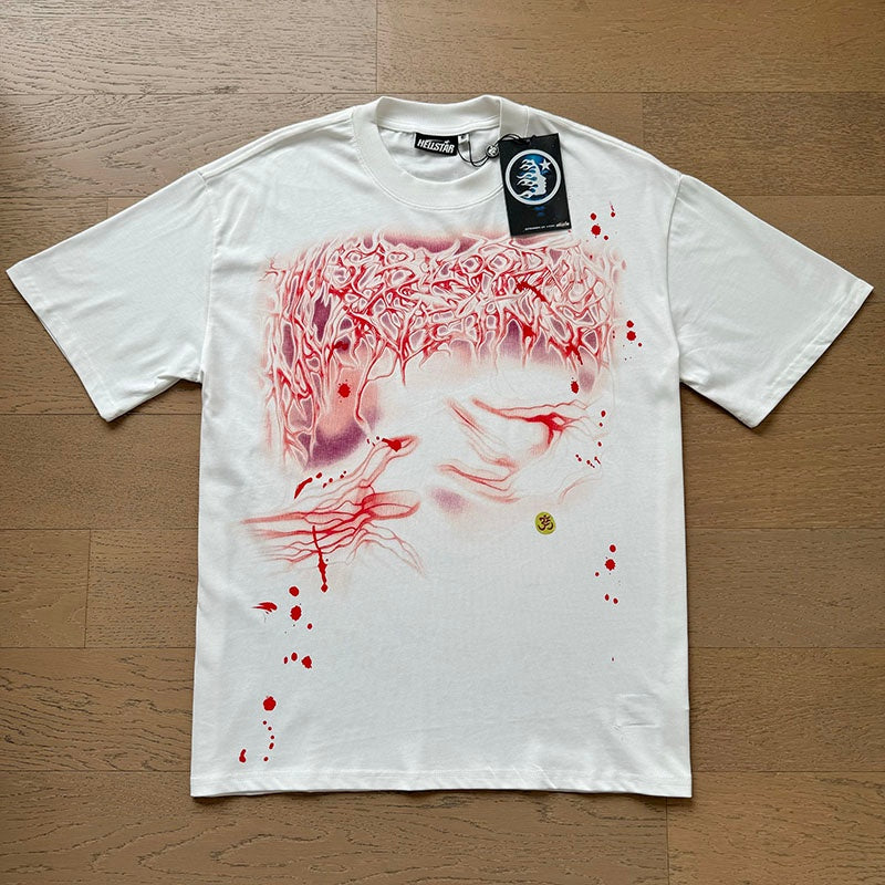 Hellstar T shirts High-street style, pure cotton, loose fit