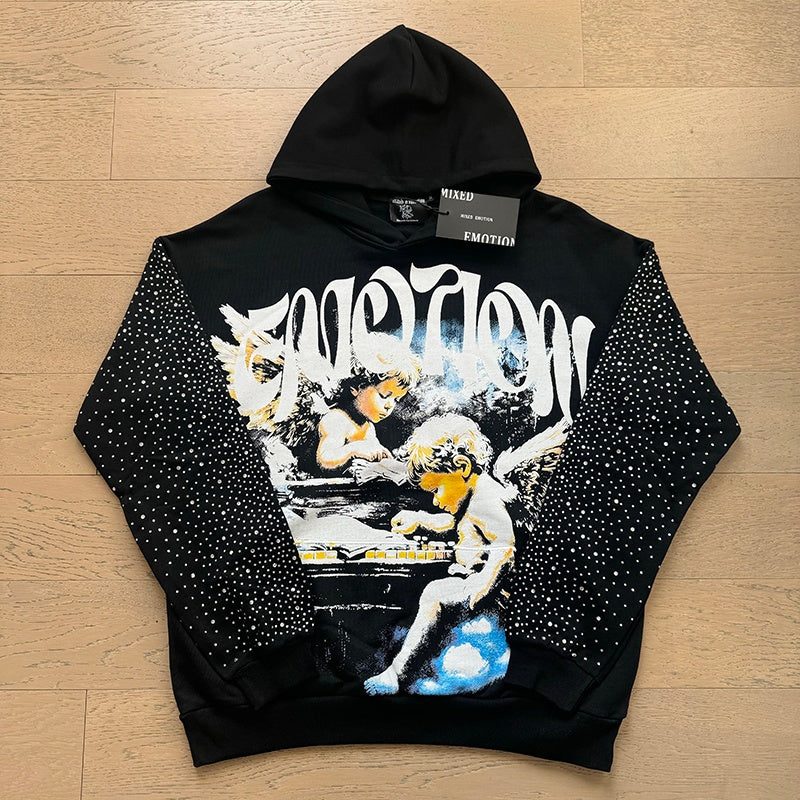 MIXED EMOTION New Cutting-Edge Versatile Hoodie