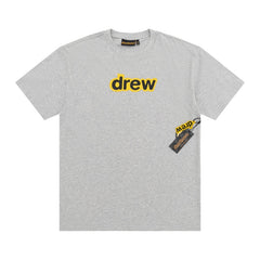 DREW HOUSE T Shirts Stylish grey pure cotton texture