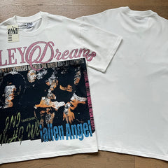 Valeforever Vale T Shirts White print with heat-set rhinestones