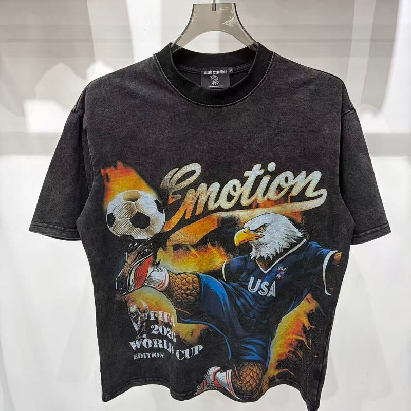 MIXED EMOTION T SHIRTS High-quality streetwear made from 260g pure cotton fabric.