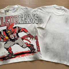 Valeforever Vale T Shirts White hot-fix rhinestones