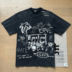 Mixed Emotion New Versatile Short-Sleeve T-Shirt