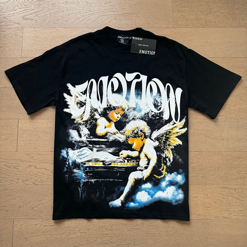 Mixed Emotion New Versatile Short-Sleeve T-Shirt