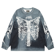 Hellstar Long Sleeve Shirts Hip-hop loose oversize High-quality pure cotton high-street clothing