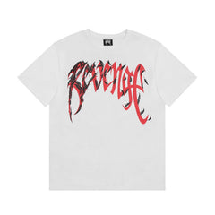 Revenge T Shirts High-quality streetwear with trendy Painted decoration
