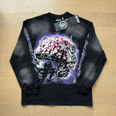 Hellstar Long Sleeve Shirts High-quality pure cotton high-street clothing
