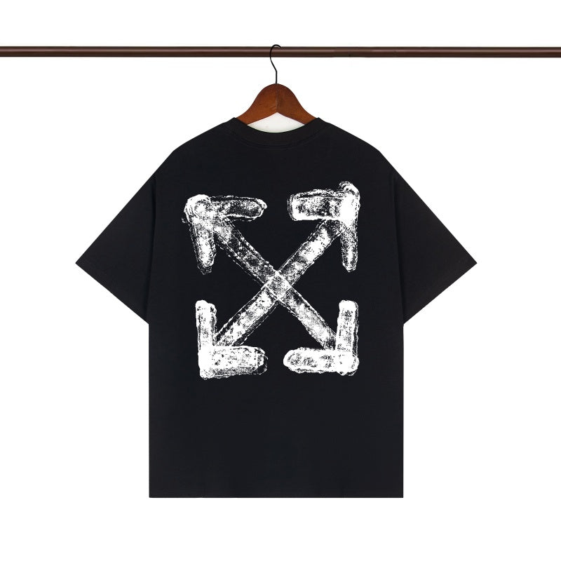 OFF WHITE T SHIRTS High-quality pure cotton high-street style
