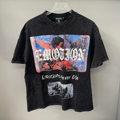 MIXED EMOTION T SHIRTS High-quality streetwear made from 260g pure cotton fabric.
