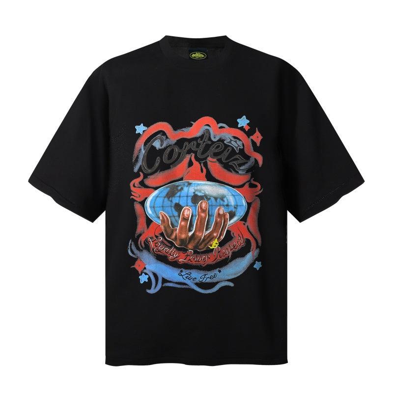 Corteiz T shirts High-quality stylish loose-fitting pure cotton