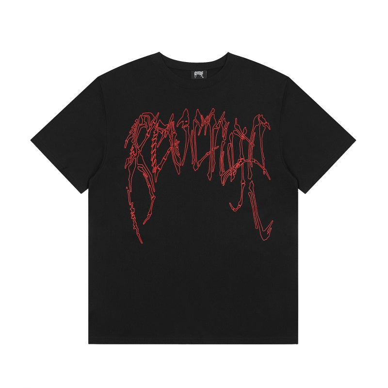 Revenge T Shirts High-quality streetwear with trendy Painted decoration