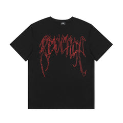 Revenge T Shirts High-quality streetwear with trendy Painted decoration