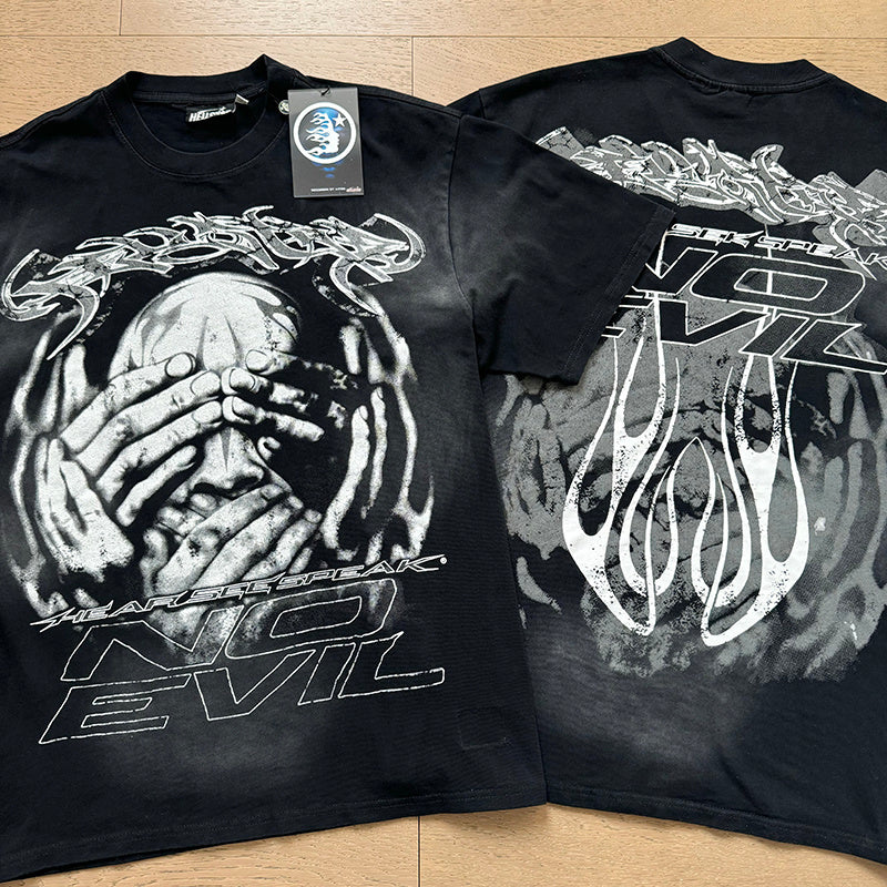 Hellstar T Shirts High-quality pure cotton high-street clothing