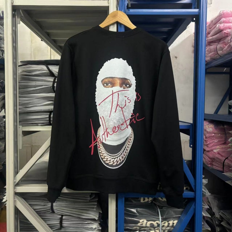 IH NOM UH NIT Crew neck sweatshirt High-quality pure cotton streetwear style
