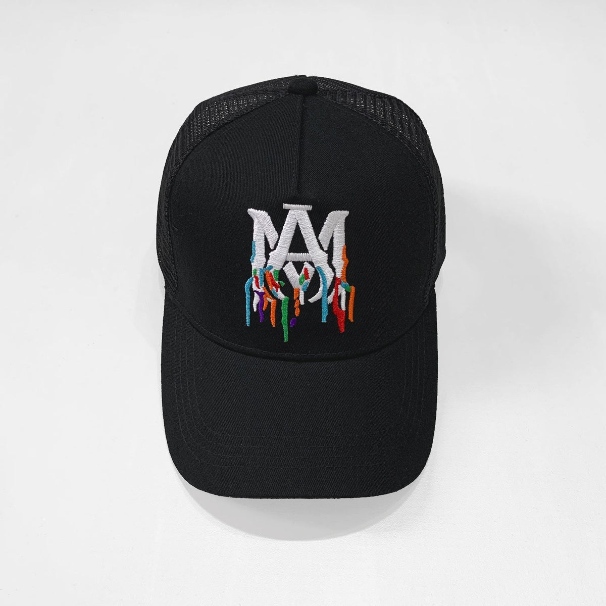 Amiri Hat Peaked Cap Sunshade Beach Casual Hat Adjustable Metal Lock Baseball Cap